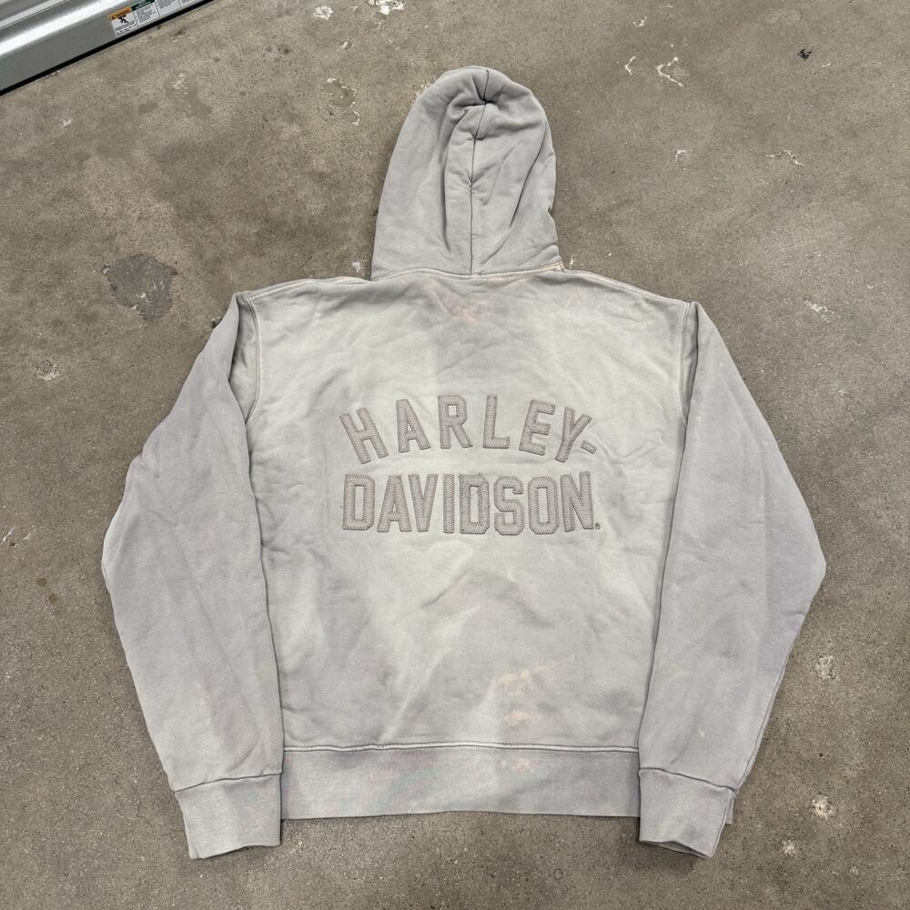 Jason Mamoa On The Roam x Harley Davidson Embroidered Hoodie Mens Size Large